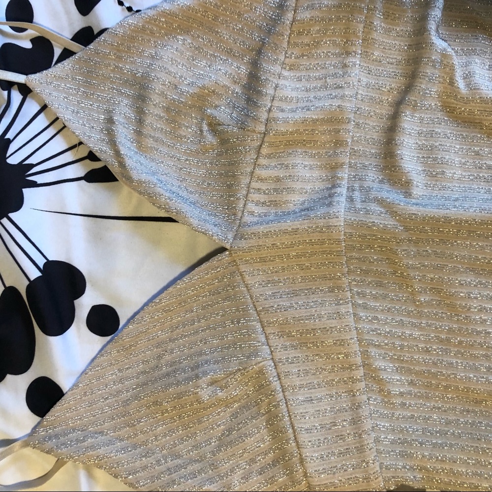 baby pink and silver bodycon dress